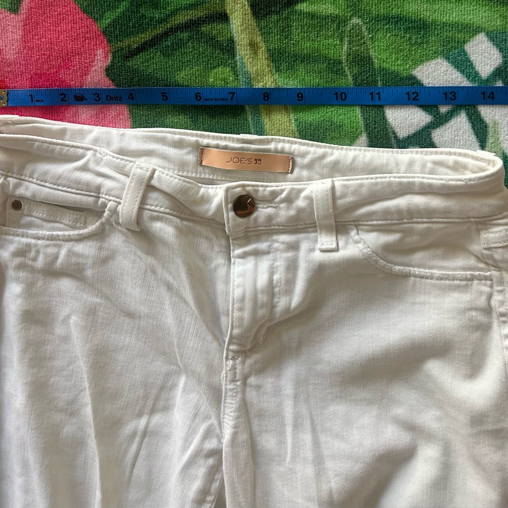 Joe's Jeans High-Rise White Denim Women's Jeans